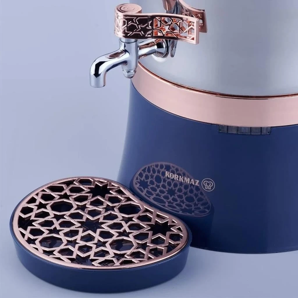 Resim Hepta Collection Korkmaz Hanedan Semaver Azura Inoxrosegold 