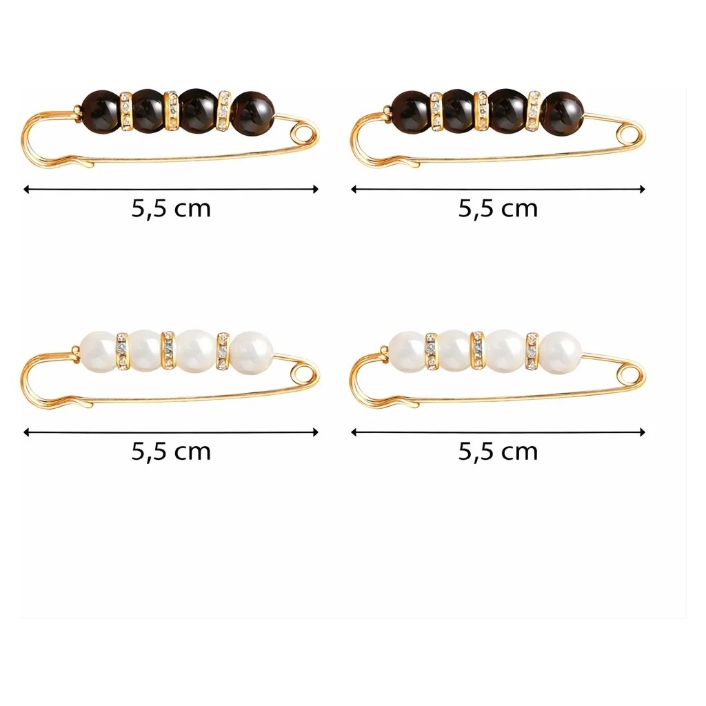 Gucso 4'lü Set Pantolon Beli Daraltma Aparatı, Gold Renk,, Bel Daraltma Iğnesi, Iğne, Kemer görsel 2