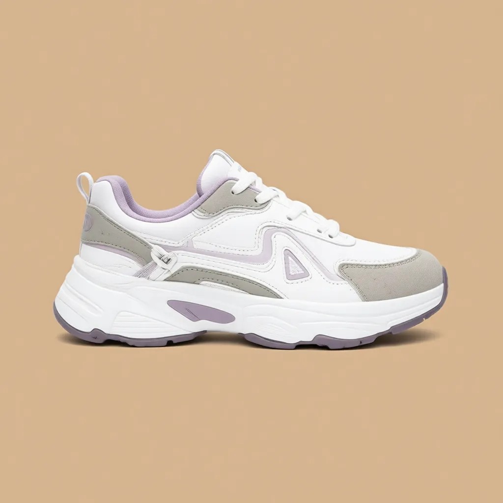 Soho Beyaz-Lila Kadın Sneaker 17834 görsel 7