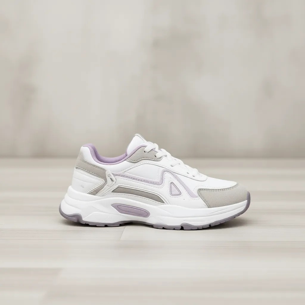 Soho Beyaz-Lila Kadın Sneaker 17834 görsel 8