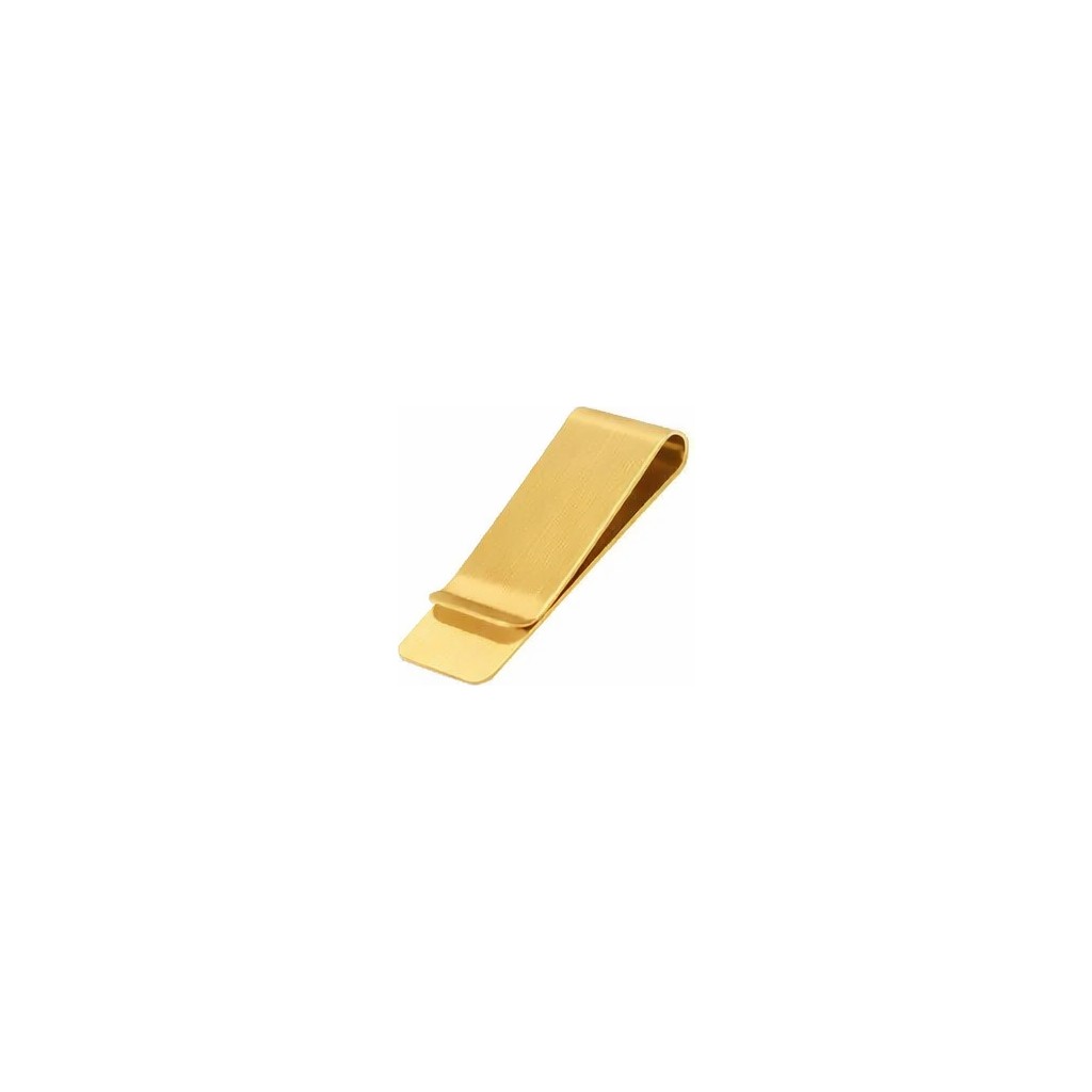 SPELT Metal Kağıt Para Tokası Kart Tutucu Klips Cüzdan Ataş Altın 5cm x 1,5cm