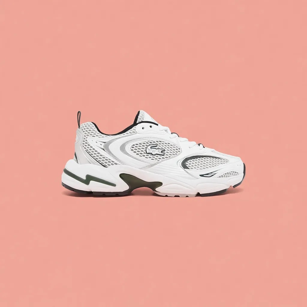 Lacoste Storm 96 2k Kadın Beyaz Sneaker Regular Kalıp ile Rahat ve Şık Tasarım görsel 6