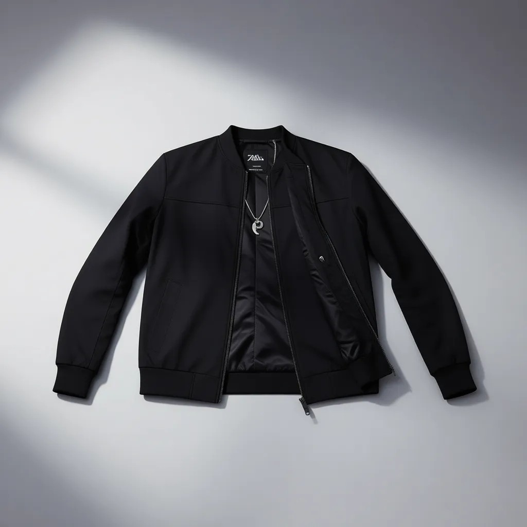 Baselco Erkek Bomber Süet Ceket Slim Fit Uzun Kol Günlük Stil L Beden Çift Cepli Siyah görsel 4