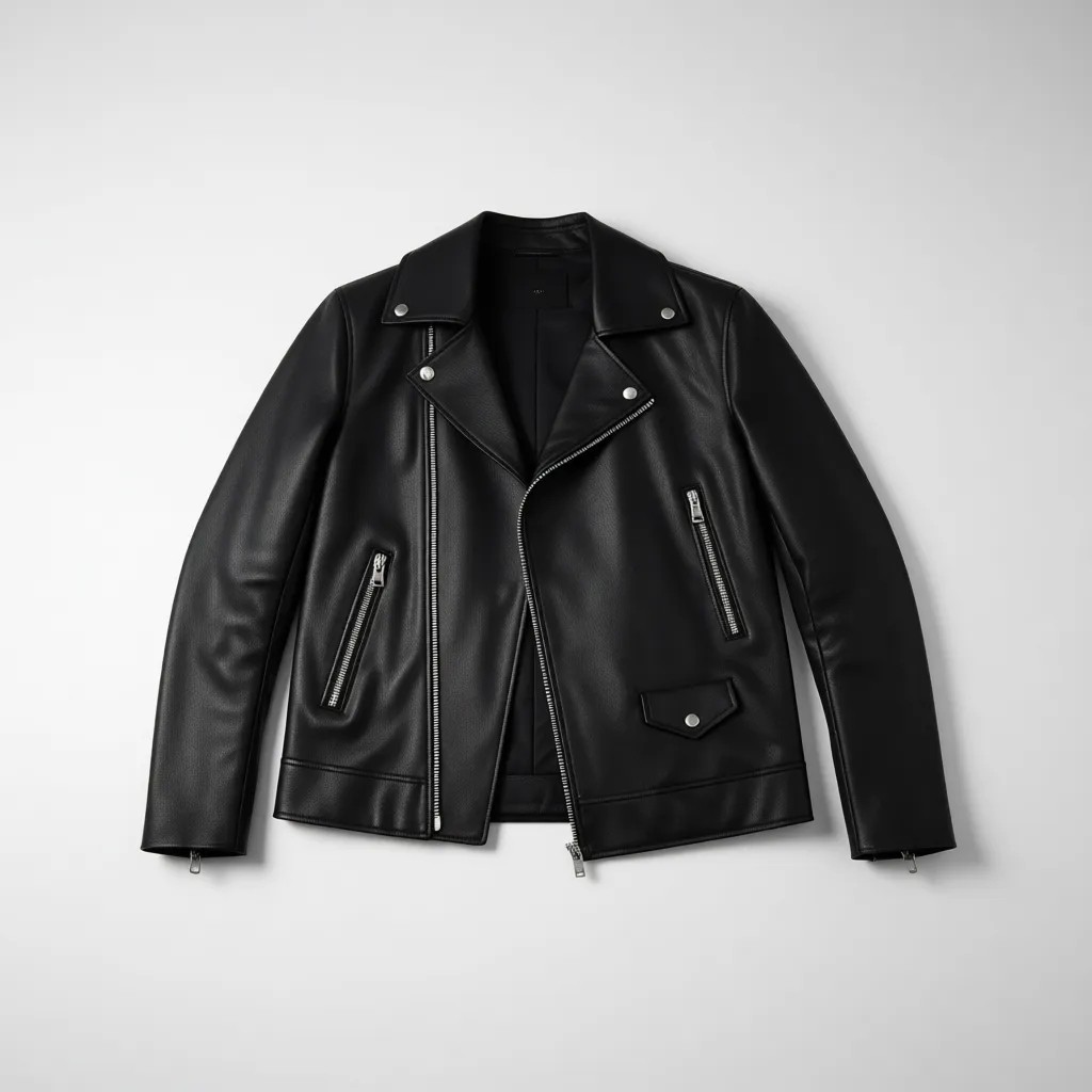 Baselco Erkek Siyah Deri Ceket Slim Fit Tasarım Şık Model ile Rahat Kullanım görsel 5