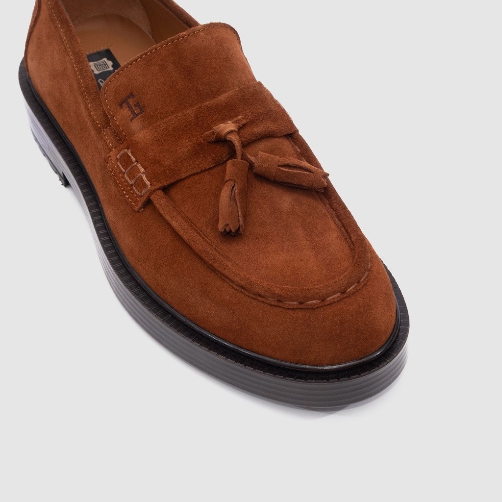 Togo Erkek Püsküllü Loafer Ayakkabı [052380] görsel 3
