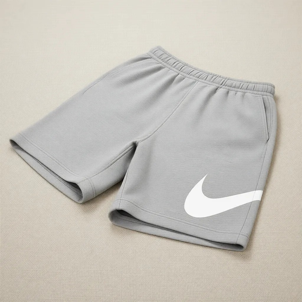 Nike Sportswear Club Erkek Şort Gri Baskılı Normal Bel Rahat Kesim İpli L Beden BV2721-063 görsel 7