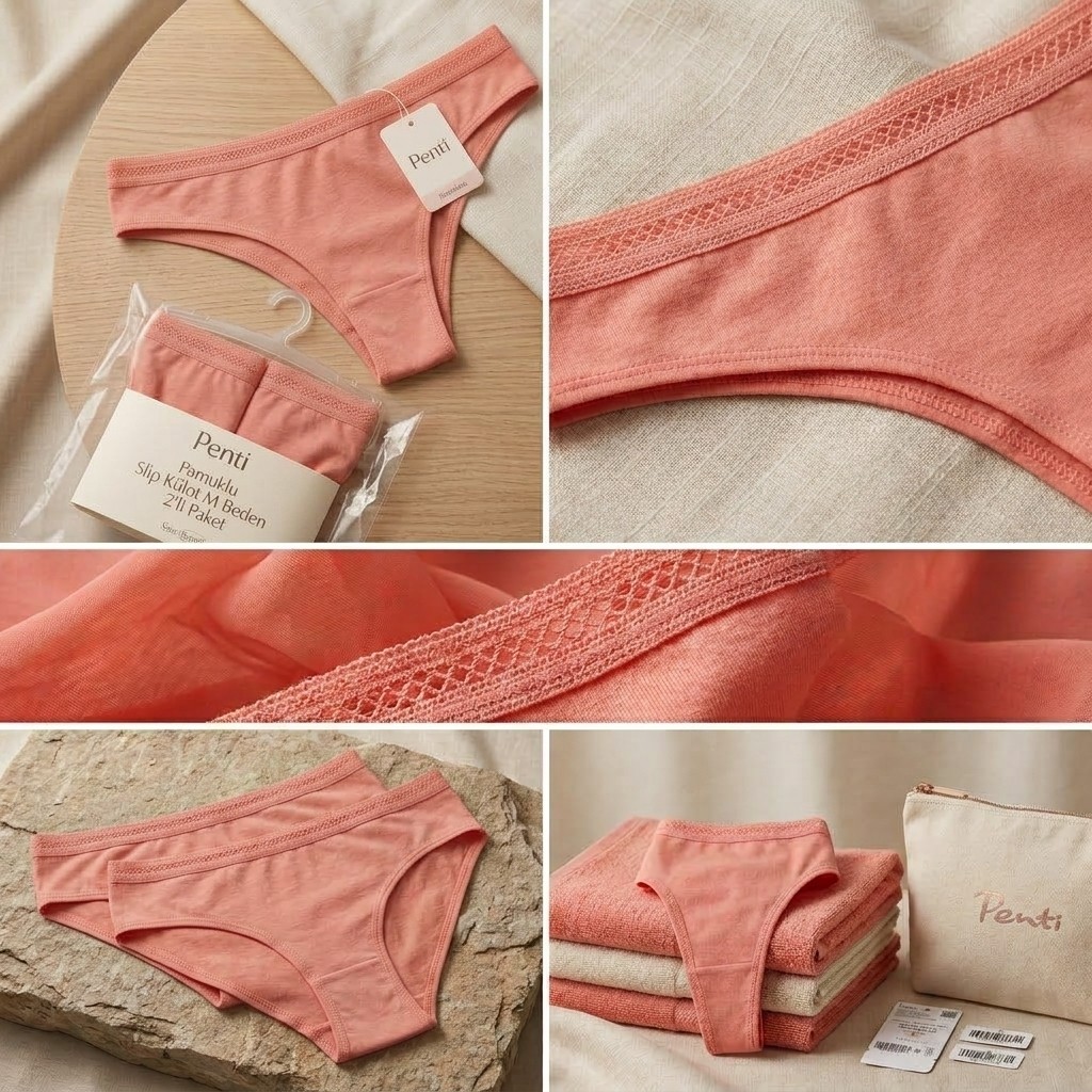 Penti 2'li Paket-Penti Slip Külot görsel 2