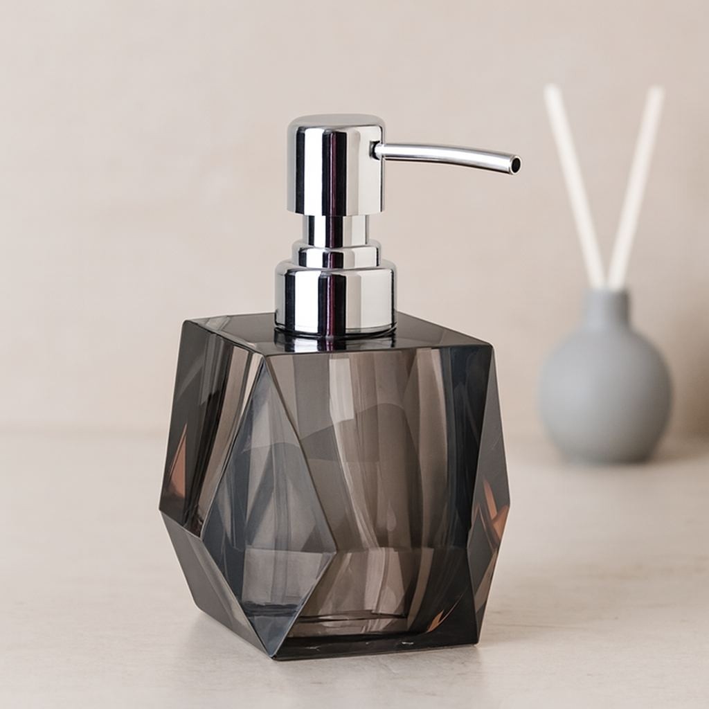 Royaleks Sıvı Sabunluk 180 ml Akrilik Mika Kristal görsel 2