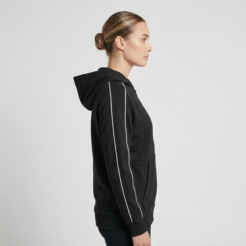 Hummel Kadın Fermuarlı Hoodıe görsel 2