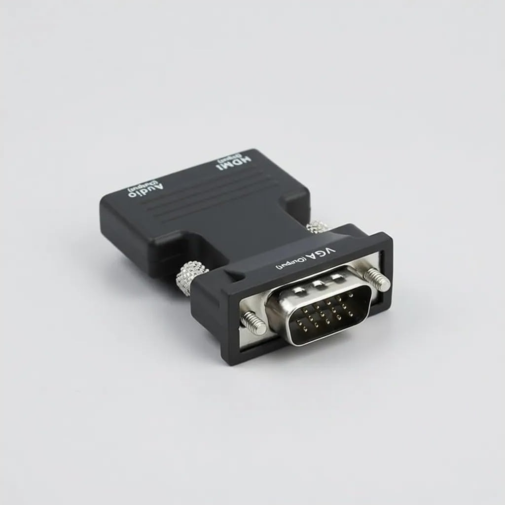 Die Grup Lunatic 9944 Ses Destekli HDMI To VGA Monitör Çevirici Adaptör Uyumlu HDMI Bağlantı Tipi görsel 5