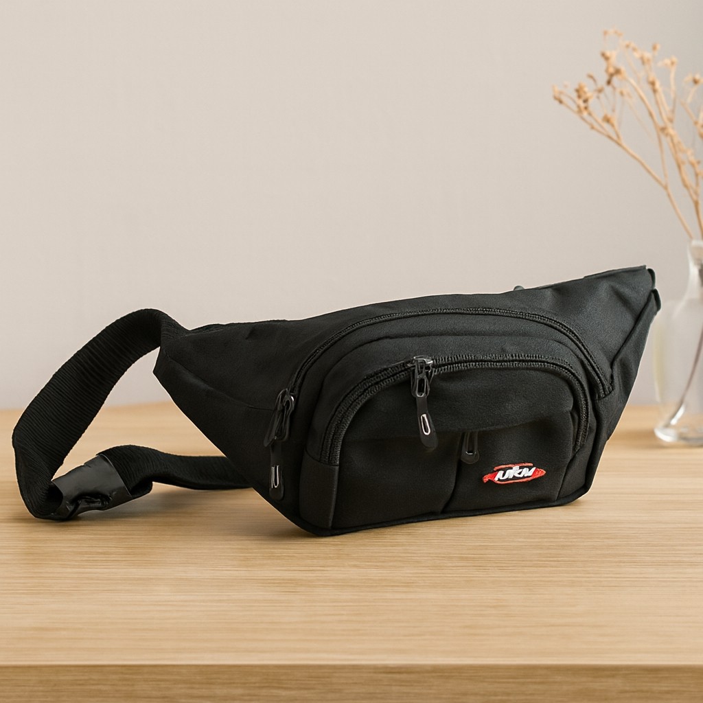 Uravas Store 4 Fermuarlı Bel Çantası 11X9X30 cm