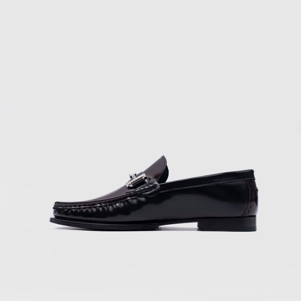 Togo Bordo Erkek Klasik Loafer Ayakkabı [TG052063] görsel 3