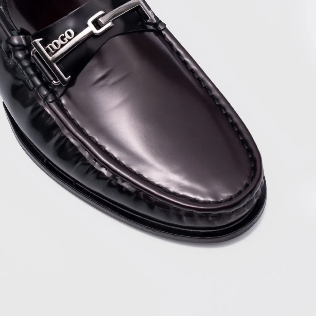 Togo Bordo Erkek Klasik Loafer Ayakkabı [TG052063] görsel 4