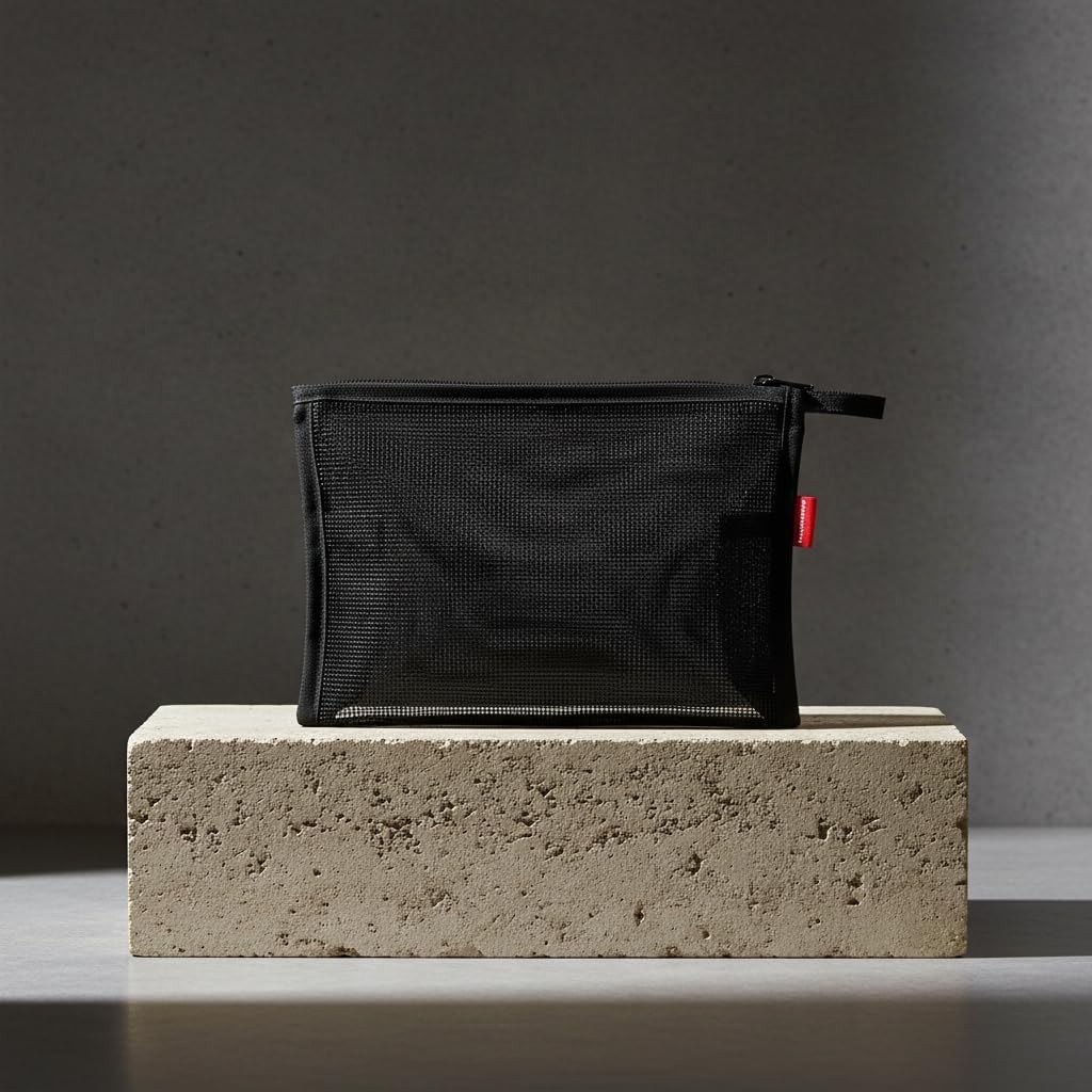 Ayrex Siyah File Clutch Çanta görsel 4