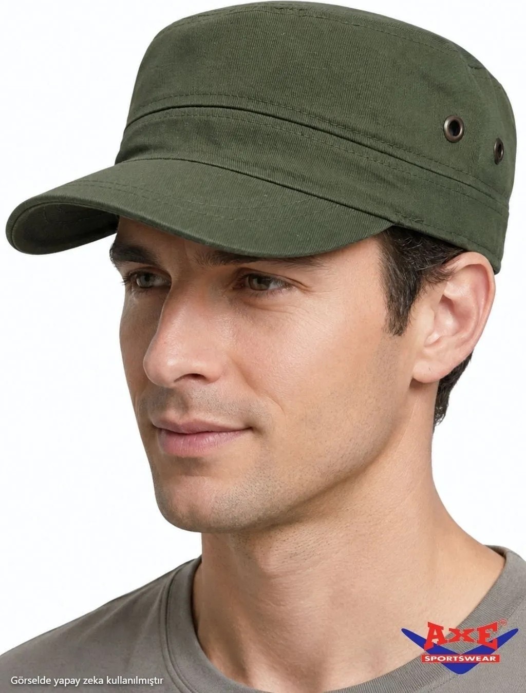 Axe Sportswear Yazlık Arkası Cırtlı Ayarlanabilir Castro Cap Kep Avcı Model Şapka