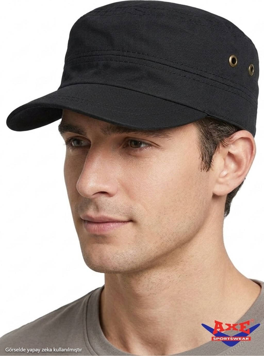 Axe Sportswear Yazlık Arkası Cırtlı Ayarlanabilir Castro Cap Kep Avcı Model Şapka