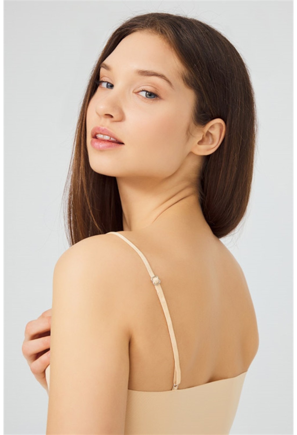 Cottonhill Ayarlanabilir Ince Askılı Lazer Kesim Crop Büstiyer 3'lü Paket-7 görsel 2