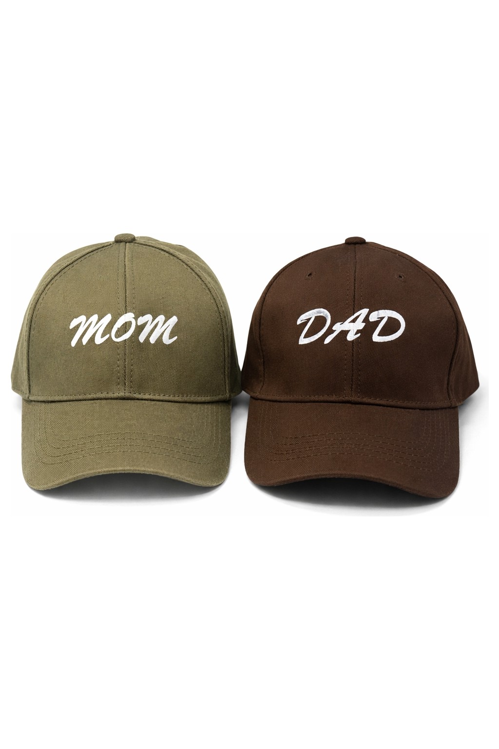 SF Collection Mom & Dad Nakışlı Basic 2’li Çift Kombin Şapka görsel 7