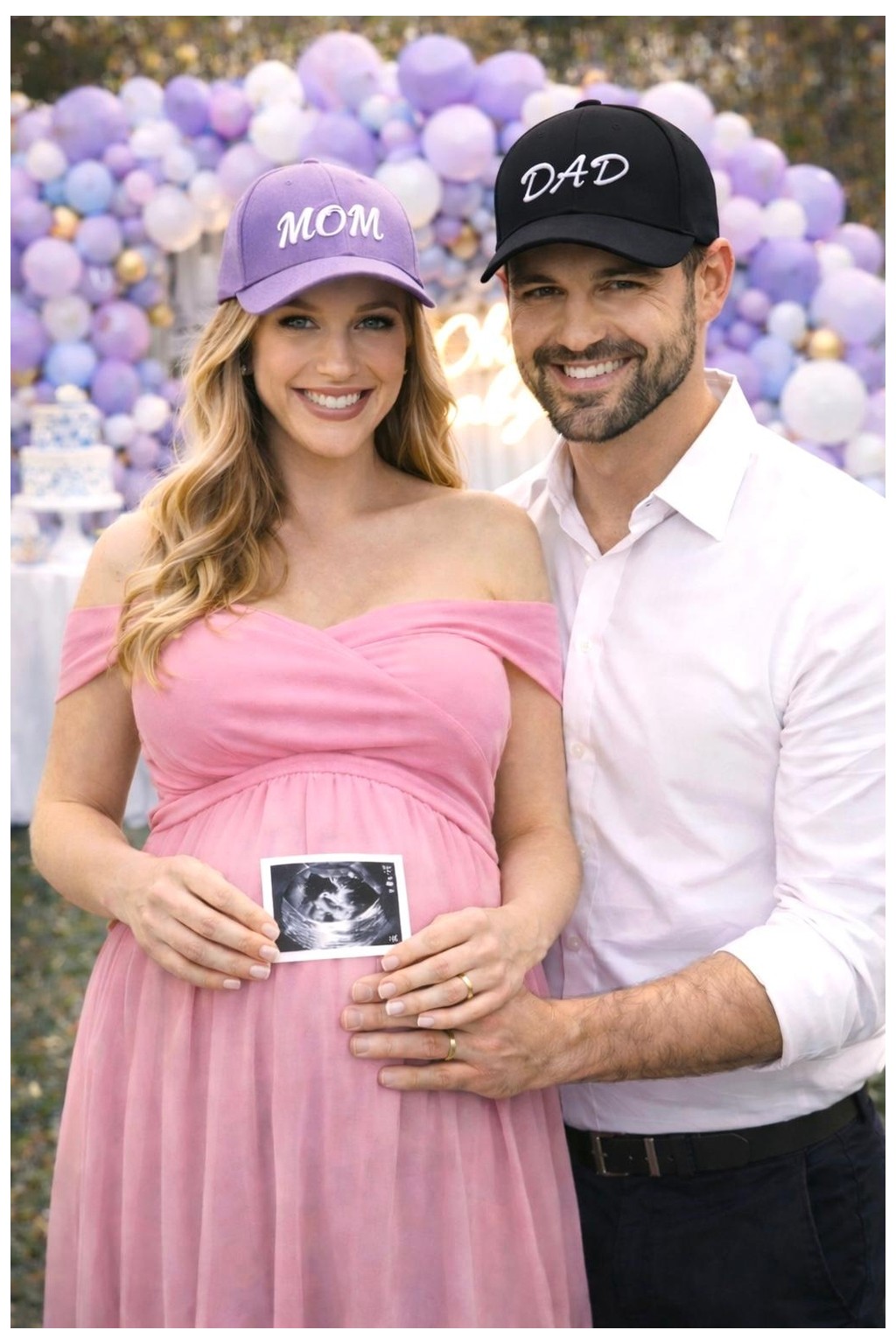 SF Collection Mom & Dad Nakışlı Basic 2’li Çift Kombin Şapka