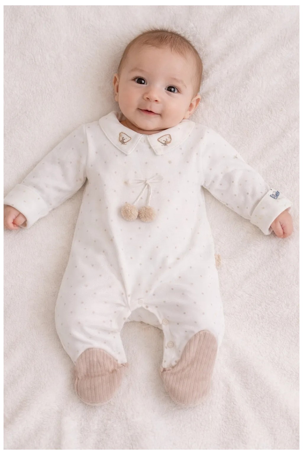 My Baby Kumsal CAYZEN Erkek Bebek Şapkalı Tulum 2li Set 0 - 3 ay 1097