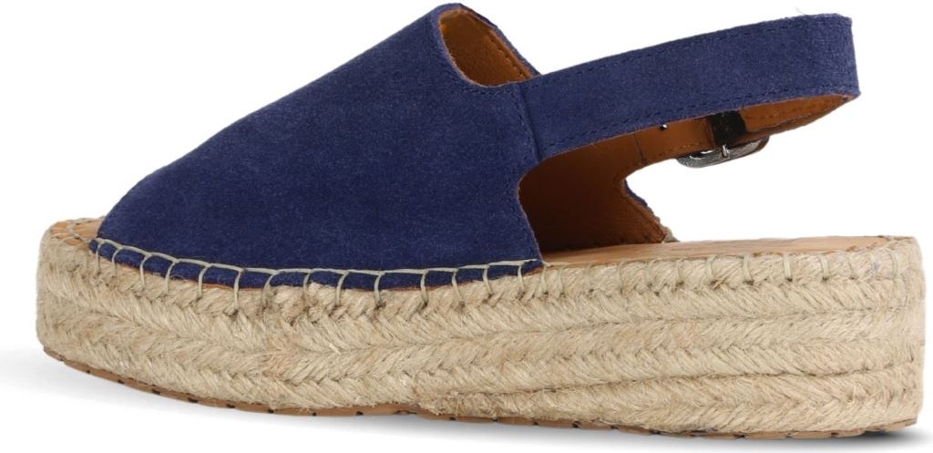 Bueno Shoes Lacivert Süet Kadın Düz Sandalet 14WS72500 14WS72500 görsel 4