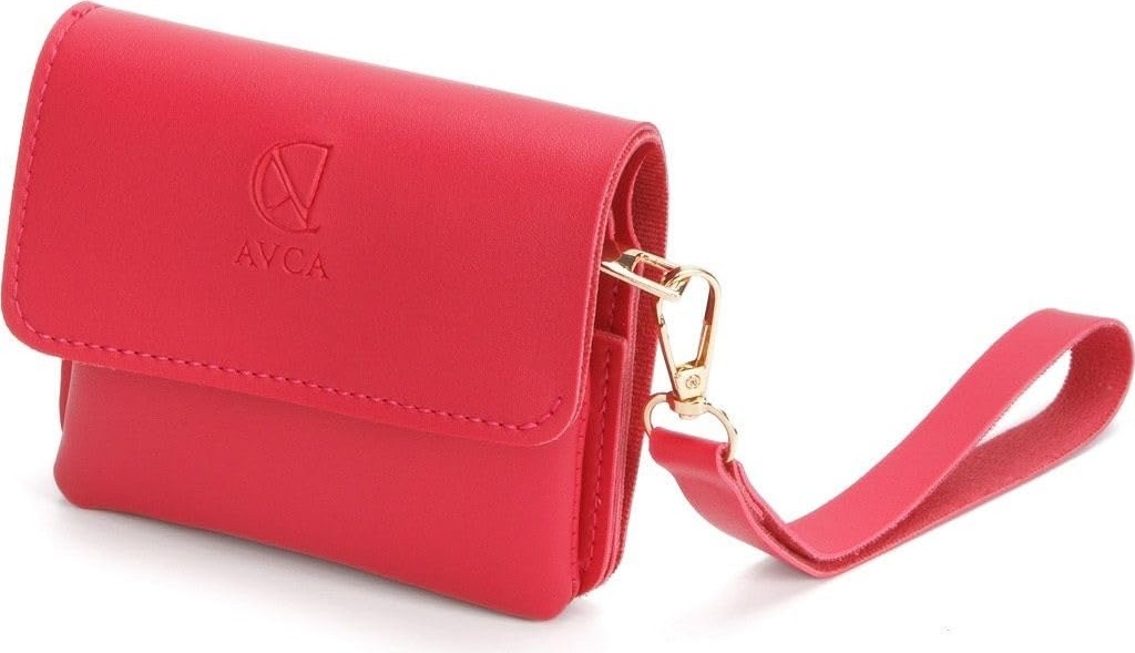 1001 Mini Kadın Cüzdan El Bilek Askılı Nakit Bozuk Para Bölmeli Cüzdan Zarf Model (Pembe)