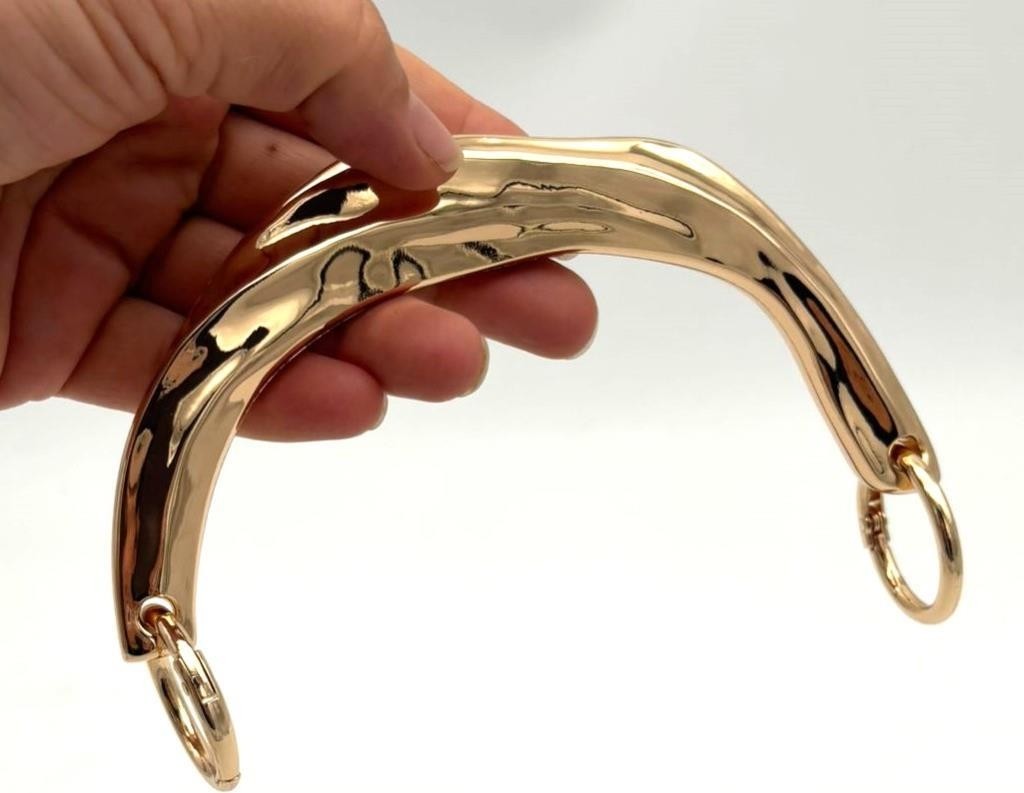 Angel Çanta Aksesuar 14 cm U Model Çanta Sapı Golden Renk görsel 2