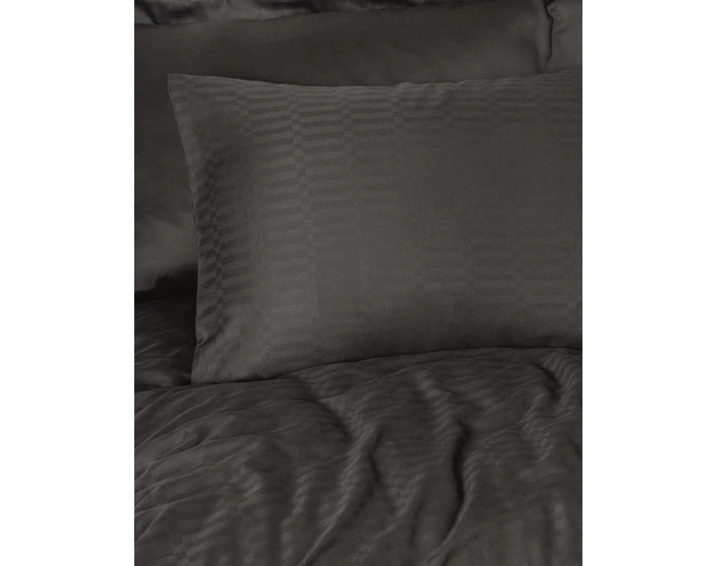 Resim MCM Group Cotton Box Çift Kişilik Smart Bambu Saten Nevresim Takımı Siyah 