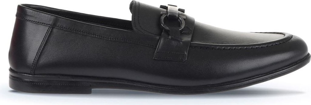 Bueno Shoes Siyah Deri Erkek Loafer 21ma413