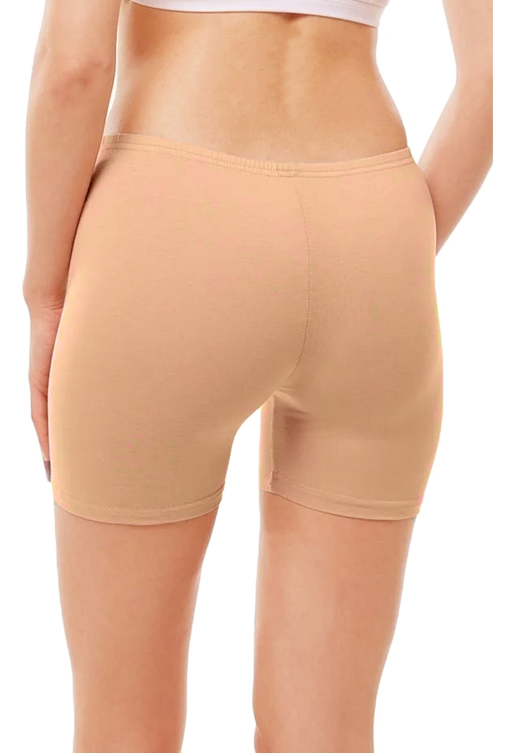 Özkan Underwear Özkan 26591 5'li Paket Kadın Pamuklu Likralı Esnek Ara Boy Diz Üstü Kısa Tayt Şort Boxer görsel 7