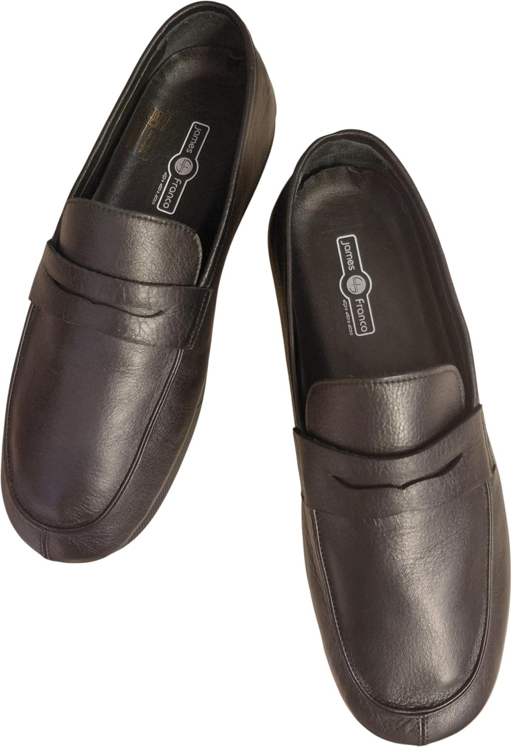 James Franco JF-1901 40/44 Erkek Hakiki Deri Rok Loafer Ayakkabı