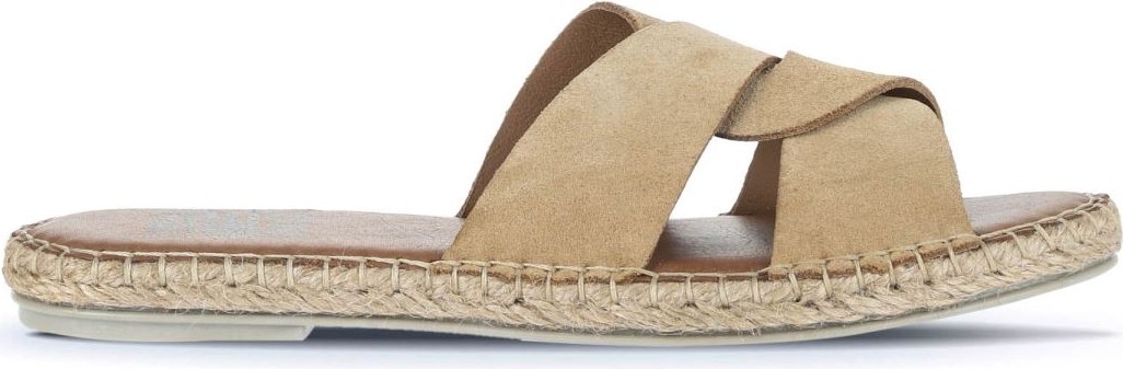 Bueno Shoes Taba Açık Alf Süet Kadın Düz Terlik 01WA7200 01WA7200