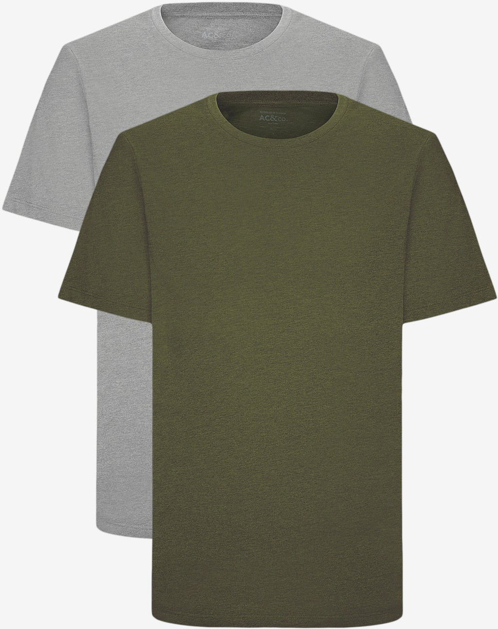 Altınyıldız Classics Erkek Siyah-Siyah Slim Fit Bisiklet Yaka 2'li Düz Tişört Paketi
