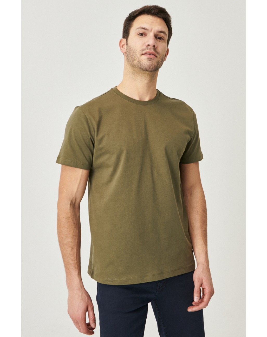 Altınyıldız Classics Erkek Siyah-Siyah Slim Fit Bisiklet Yaka 2'li Düz Tişört Paketi görsel 5