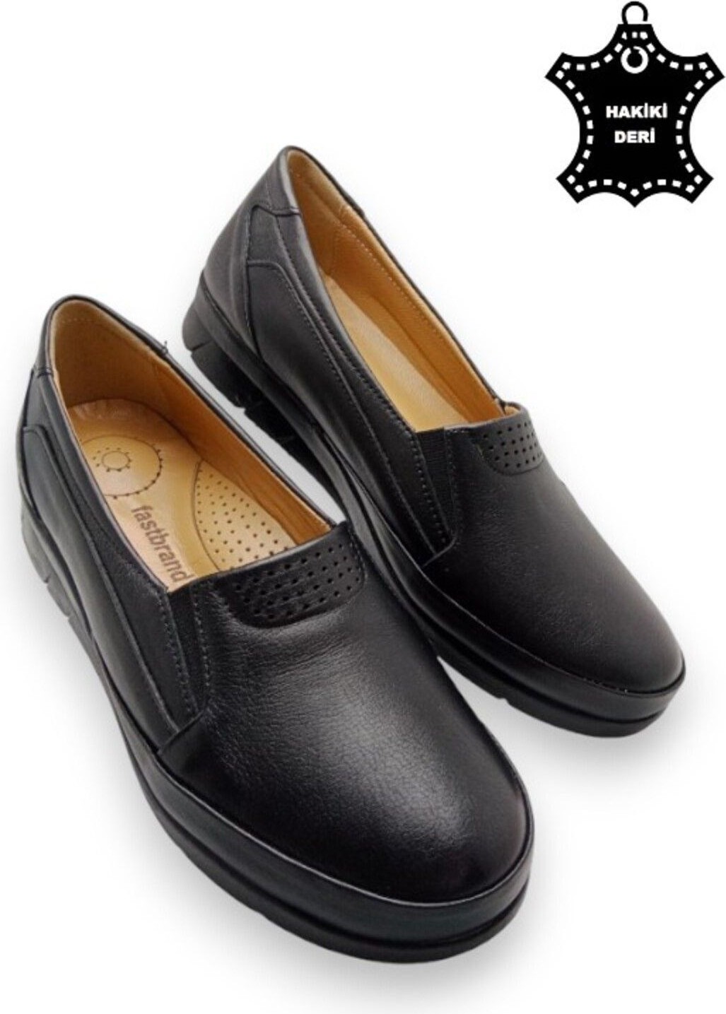 Magic Shoes Kadın Taba Içi Comfort Tam Ortopedik Anne Ayakkabısı görsel 3
