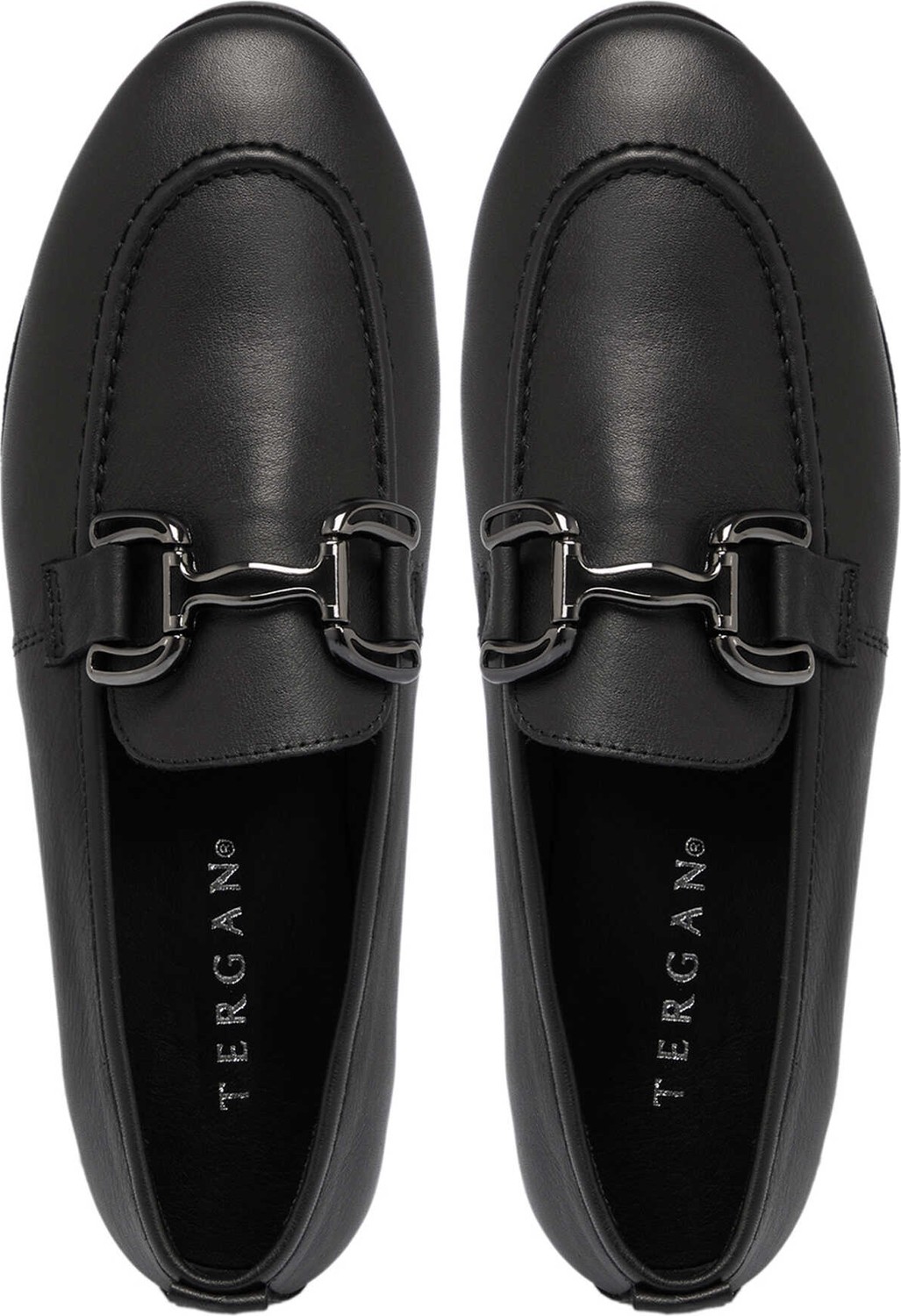 Tergan Siyah Hakiki Deri Kadın Loafer - K25S1AY68359-A23 görsel 5