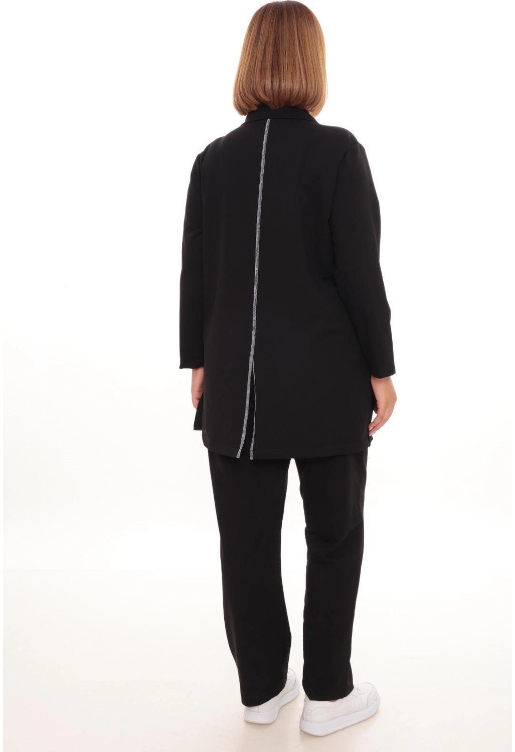 Lady Majestic Büyük Beden Hırka Sweatshirt & Pantolon Ikili Takım Kadın görsel 3