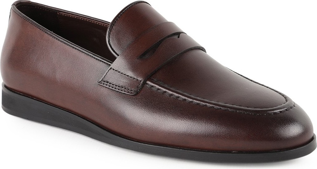 Libero Erkek Hakiki Deri Klasik Loafer Ayakkabı Bağcıksız Günlük Ofis Modeli L6043
