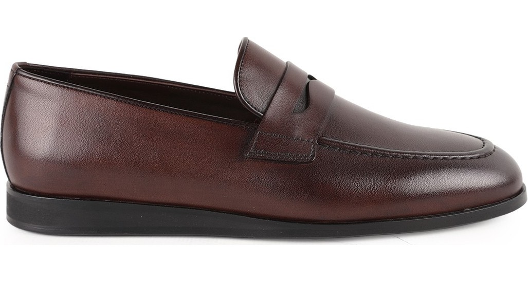 Libero Erkek Hakiki Deri Klasik Loafer Ayakkabı Bağcıksız Günlük Ofis Modeli L6043 görsel 2