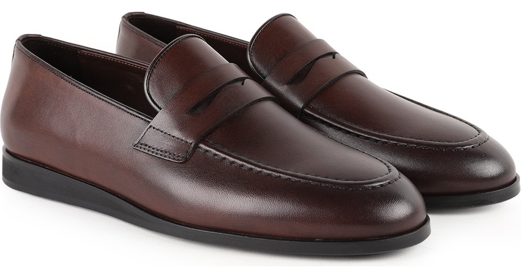Libero Erkek Hakiki Deri Klasik Loafer Ayakkabı Bağcıksız Günlük Ofis Modeli L6043 görsel 3