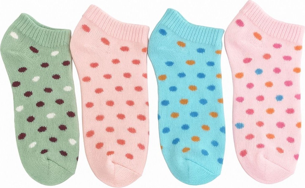 Black Arden Socks Renkli Kız Çizgili Desenli Çocuk Patik Seti 7'li Okul Günlük Mevsimlik