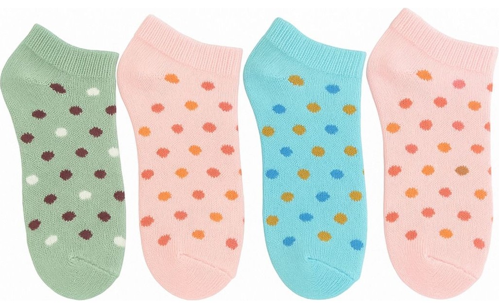 Black Arden Socks Renkli Kız Çizgili Desenli Çocuk Patik Seti 7'li Okul Günlük Mevsimlik görsel 2