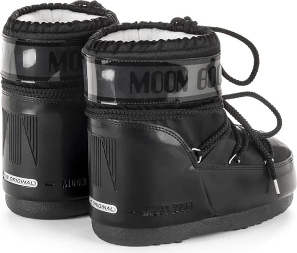 Moon Boot Mb Icon Low Glance Kadın Siyah Kar Botu görsel 7