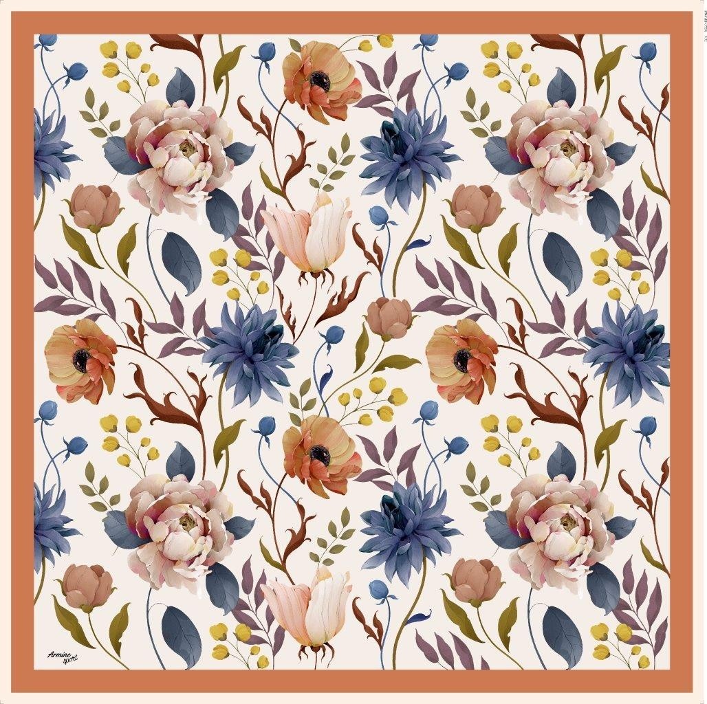 Armine Sport Twill Eşarp - 8740-32 Oranj görsel 3