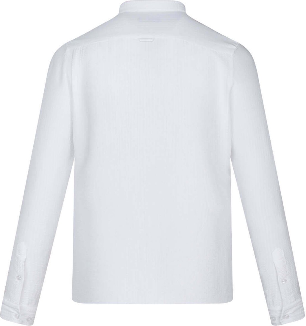 Hatemoğlu Siyah Comfort Fit Düğmeli Yaka Uzun Kollu Casual Gömlek görsel 7