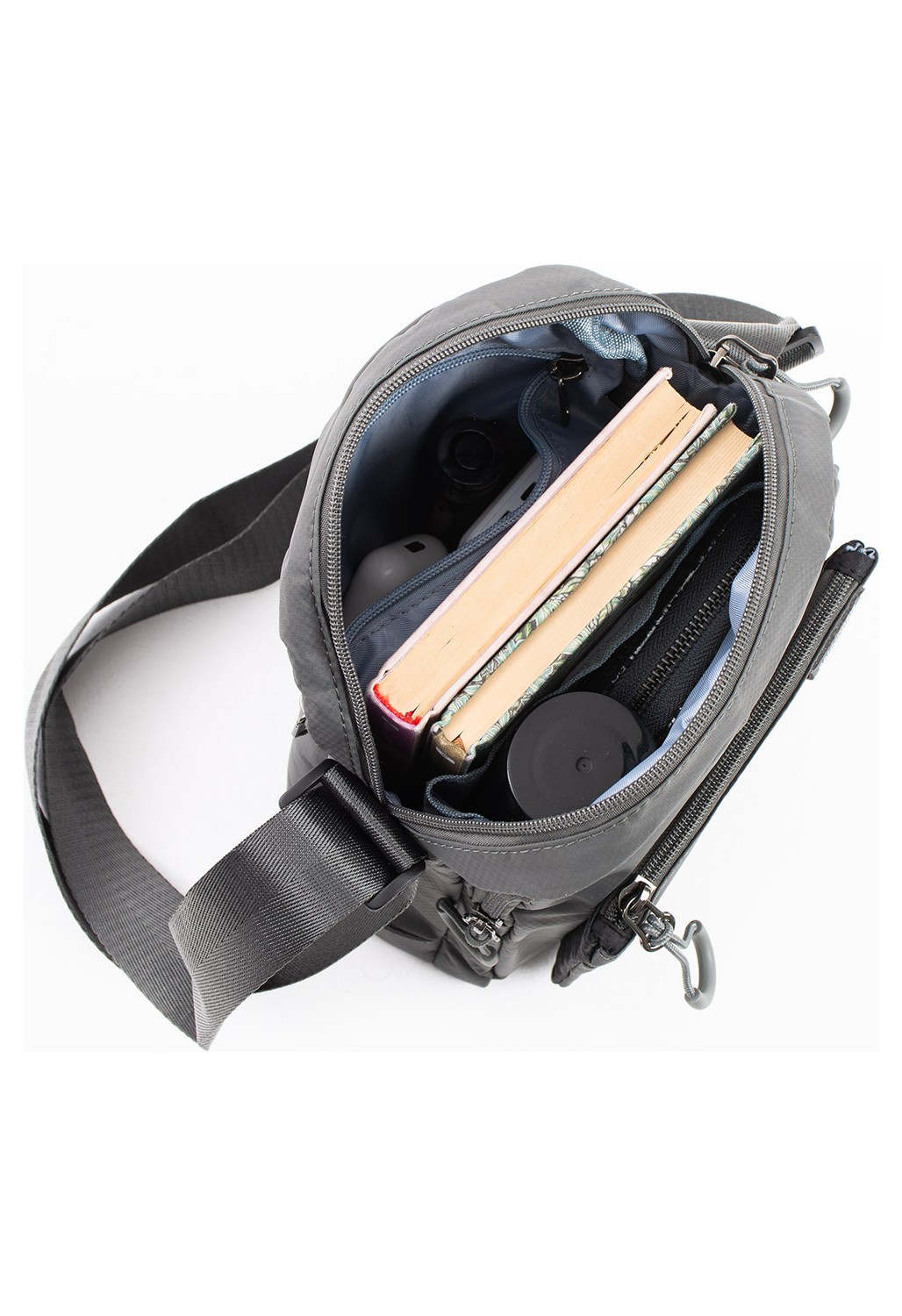 Sanmorris Unisex 5 Bölmeli Suya Dayanıklı Paraşüt Kumaş Organizer Çanta 6022 görsel 3