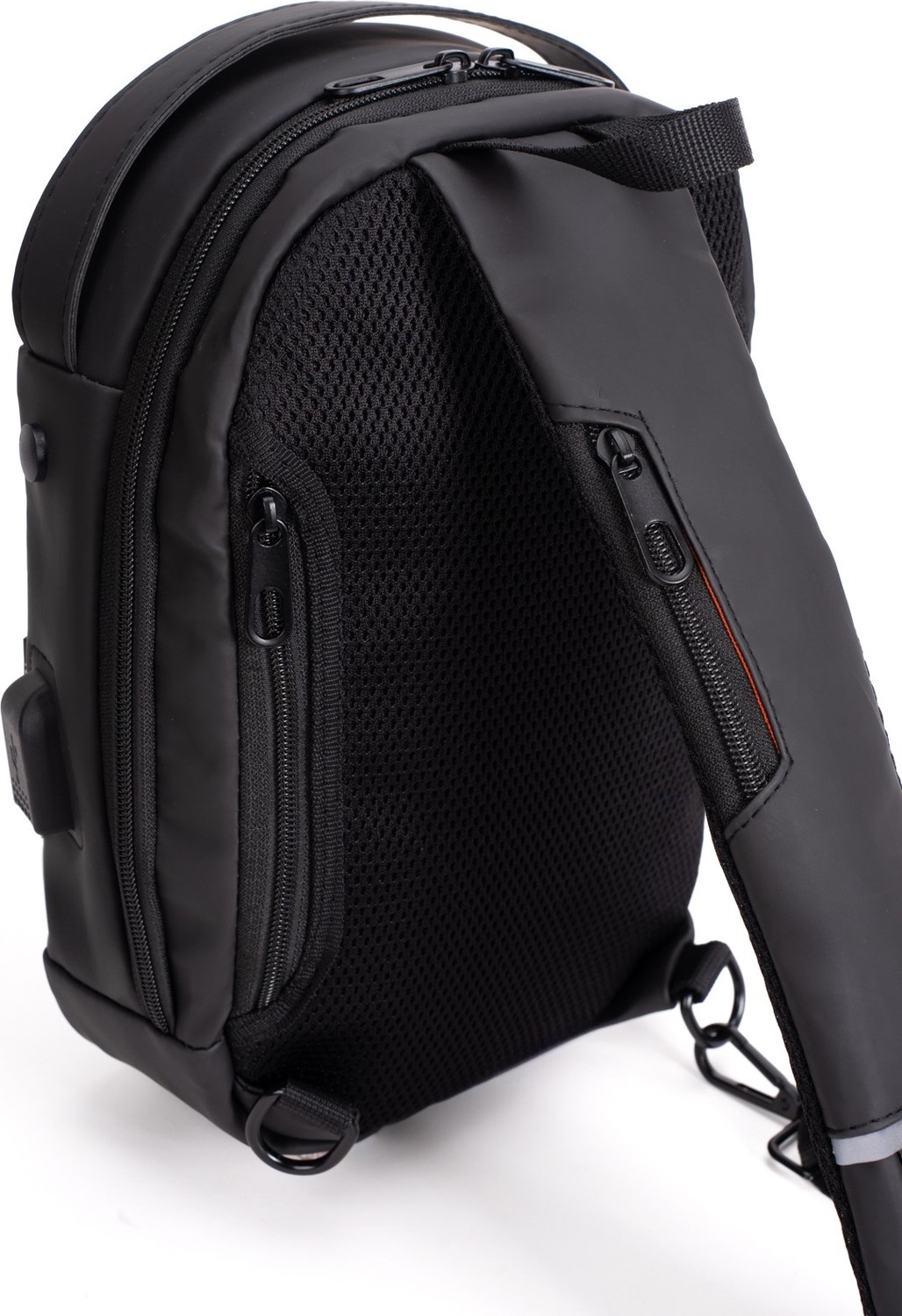 Newish Erkek Şifreli Kilitli Su Geçirmez Sling Bag 404 Çapraz Omuz ve Sırt Çantası - NEW404 görsel 4