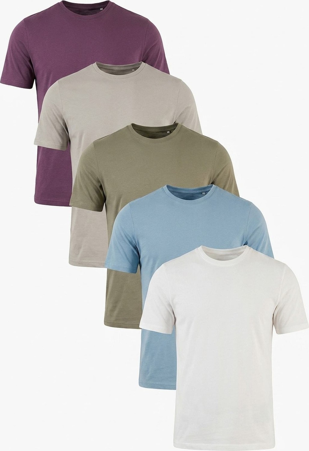 Buratti Pamuklu Regular Fit Bisiklet Yaka 5'li Paket T Shirt Erkek T Shirt 59020204S5 görsel 7