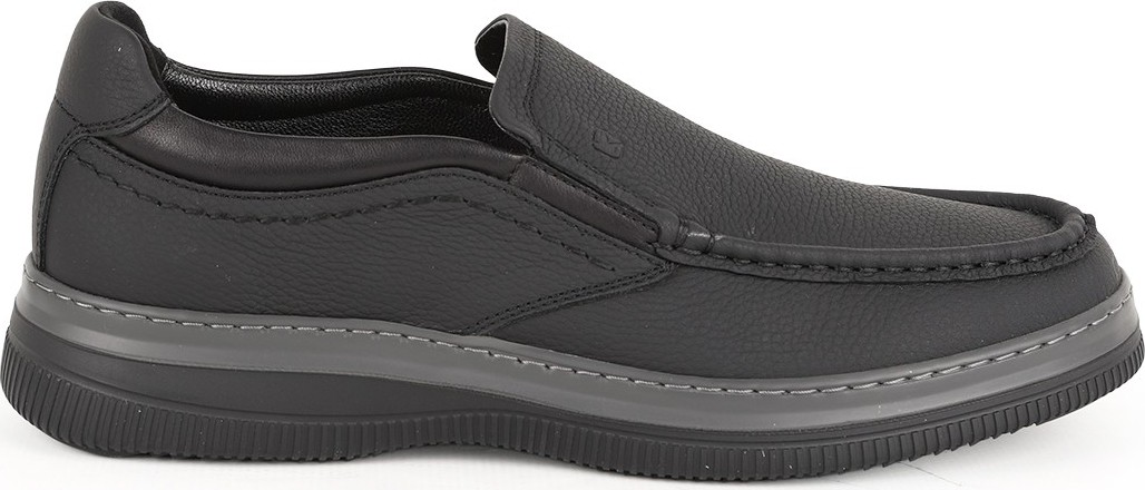 LBR Libero Lbr H1094 Hakiki Antik Deri U-Burun Dikişli Yan Lastikli Ultra Hafif Taban Erkek Casual Comfort Ayakkabı görsel 4