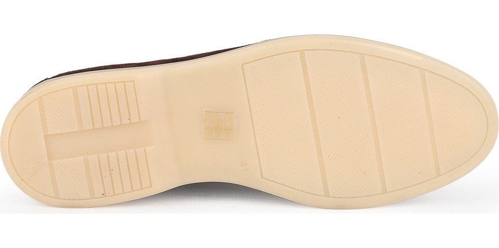 Libero L6035 Kahverengi Hakiki Süet Bağcık Detaylı Termo Taban Erkek Casual Loafer görsel 4